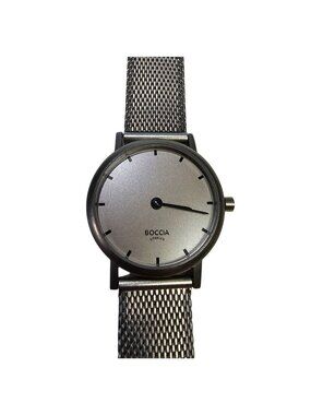 Boccia Women's Titanium Swiss Quartz 3 Bar Water Resistant Watch w/ Mesh Band